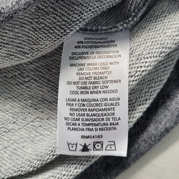 Calvin Klein Cropped Sweatshirt Performance Womens Pullover Gray 1/4 Zip Sz M - Picture 6 of 13